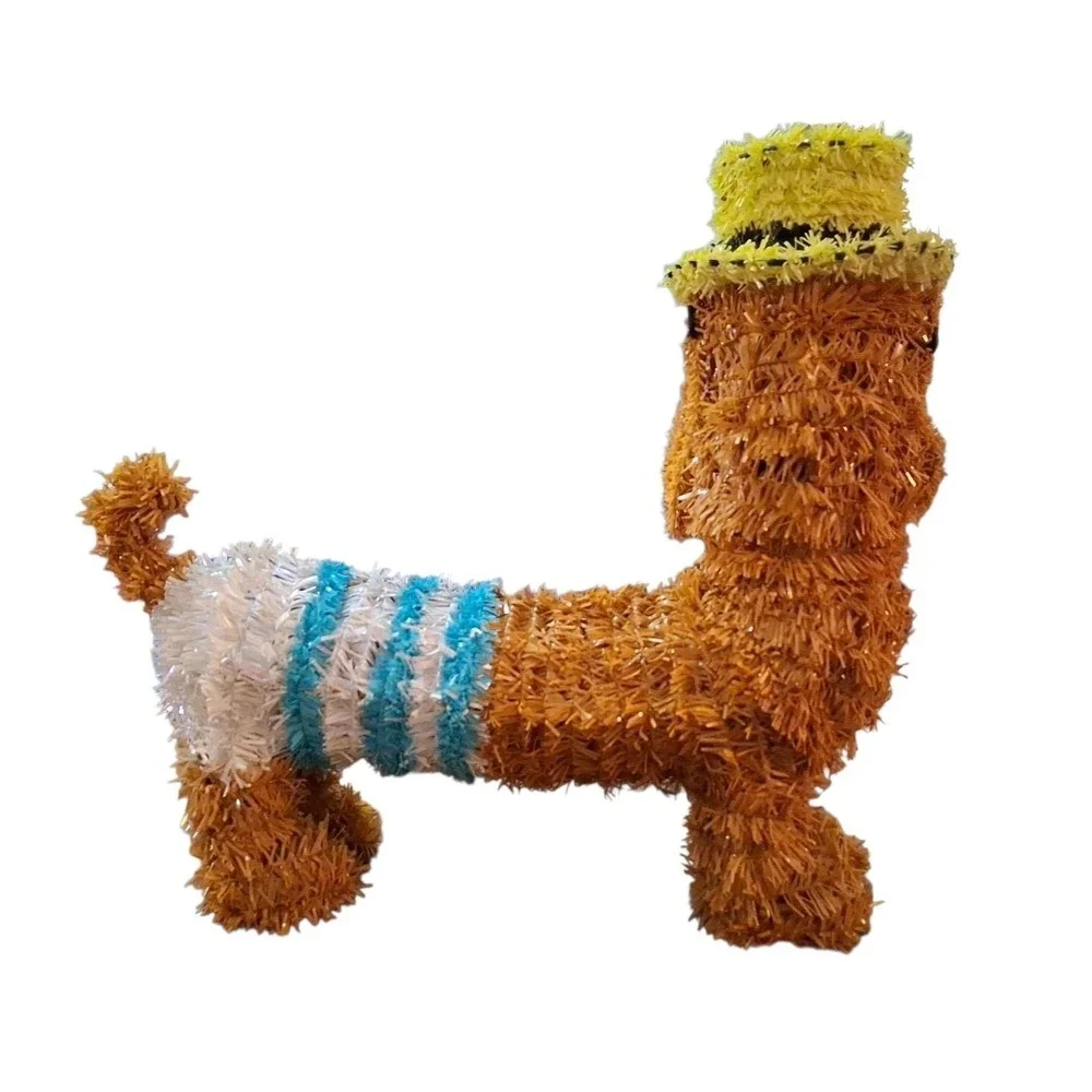 Summertime‎ Dachshund Wiener Dog Swimsuit Hat Glasses Tinsel Party Decor 10